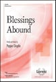 Blessings Abound SATB choral sheet music cover